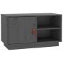 TV-Schrank aus massivem Kiefernholz, grau, 70 x 34 x 40 cm von vidaXL, TV-Möbel - Ref: Foro24-818237, Preis: 65,98 €, Rabatt: %
