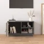 Gray pine solid wood TV cabinet 70x34x40 cm by vidaXL, TV Furniture - Ref: Foro24-818237, Price: 65,13 €, Discount: %