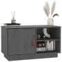 Gray pine solid wood TV cabinet 70x34x40 cm by vidaXL, TV Furniture - Ref: Foro24-818237, Price: 65,13 €, Discount: %