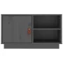 Gray pine solid wood TV cabinet 70x34x40 cm by vidaXL, TV Furniture - Ref: Foro24-818237, Price: 65,13 €, Discount: %
