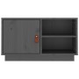 TV-Schrank aus massivem Kiefernholz, grau, 70 x 34 x 40 cm von vidaXL, TV-Möbel - Ref: Foro24-818237, Preis: 65,98 €, Rabatt: %
