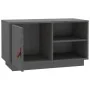 Gray pine solid wood TV cabinet 70x34x40 cm by vidaXL, TV Furniture - Ref: Foro24-818237, Price: 65,13 €, Discount: %
