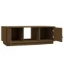 Solid honey brown pine wood coffee table 100x50x35 cm by vidaXL, Coffee table - Ref: Foro24-818268, Price: 72,45 €, Discount: %