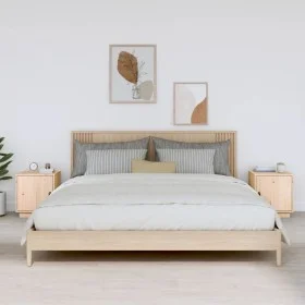 Nachttische 2 Stück aus massivem Kiefernholz 40x34x45 cm von vidaXL, Nachttische - Ref: Foro24-818276, Preis: 70,99 €, Rabatt: %