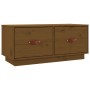 TV-Schrank aus massivem Kiefernholz, honigbraun, 80 x 34 x 35 cm von vidaXL, TV-Möbel - Ref: Foro24-818243, Preis: 84,06 €, R...