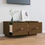 TV-Schrank aus massivem Kiefernholz, honigbraun, 80 x 34 x 35 cm von vidaXL, TV-Möbel - Ref: Foro24-818243, Preis: 84,06 €, R...