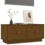 TV-Schrank aus massivem Kiefernholz, honigbraun, 80 x 34 x 35 cm von vidaXL, TV-Möbel - Ref: Foro24-818243, Preis: 82,95 €, R...