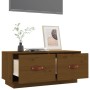 TV-Schrank aus massivem Kiefernholz, honigbraun, 80 x 34 x 35 cm von vidaXL, TV-Möbel - Ref: Foro24-818243, Preis: 84,06 €, R...