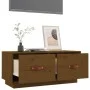 TV-Schrank aus massivem Kiefernholz, honigbraun, 80 x 34 x 35 cm von vidaXL, TV-Möbel - Ref: Foro24-818243, Preis: 82,95 €, R...