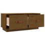 TV-Schrank aus massivem Kiefernholz, honigbraun, 80 x 34 x 35 cm von vidaXL, TV-Möbel - Ref: Foro24-818243, Preis: 84,06 €, R...