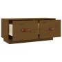 TV-Schrank aus massivem Kiefernholz, honigbraun, 80 x 34 x 35 cm von vidaXL, TV-Möbel - Ref: Foro24-818243, Preis: 82,95 €, R...