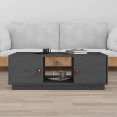 Couchtisch aus massivem grauem Kiefernholz, 100 x 50 x 35 cm von vidaXL, Couchtisch - Ref: Foro24-818267, Preis: 90,57 €, Rab...