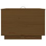 Storage boxes with lid 3 pcs solid honey pine wood by vidaXL, Lockers and storage cabinets - Ref: Foro24-818248, Price: 99,80...