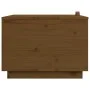 Storage boxes with lid 3 pcs solid honey pine wood by vidaXL, Lockers and storage cabinets - Ref: Foro24-818248, Price: 99,80...