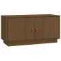 Honey brown solid pine wood TV cabinet 80x34x40 cm by vidaXL, TV Furniture - Ref: Foro24-818233, Price: 69,07 €, Discount: %