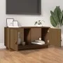 Honey brown solid pine wood TV cabinet 80x34x40 cm by vidaXL, TV Furniture - Ref: Foro24-818233, Price: 69,07 €, Discount: %