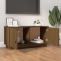 Honigbrauner TV-Schrank aus massivem Kiefernholz, 80 x 34 x 40 cm von vidaXL, TV-Möbel - Ref: Foro24-818233, Preis: 69,97 €, ...