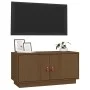 Honey brown solid pine wood TV cabinet 80x34x40 cm by vidaXL, TV Furniture - Ref: Foro24-818233, Price: 69,07 €, Discount: %