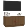 Honigbrauner TV-Schrank aus massivem Kiefernholz, 80 x 34 x 40 cm von vidaXL, TV-Möbel - Ref: Foro24-818233, Preis: 69,97 €, ...