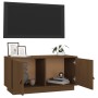 Honigbrauner TV-Schrank aus massivem Kiefernholz, 80 x 34 x 40 cm von vidaXL, TV-Möbel - Ref: Foro24-818233, Preis: 69,97 €, ...