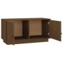 Honigbrauner TV-Schrank aus massivem Kiefernholz, 80 x 34 x 40 cm von vidaXL, TV-Möbel - Ref: Foro24-818233, Preis: 69,97 €, ...