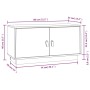 Honigbrauner TV-Schrank aus massivem Kiefernholz, 80 x 34 x 40 cm von vidaXL, TV-Möbel - Ref: Foro24-818233, Preis: 69,97 €, ...