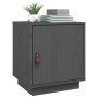 Nachttische 2 Stück massives graues Kiefernholz 40x34x45 cm von vidaXL, Nachttische - Ref: Foro24-818280, Preis: 64,25 €, Rab...