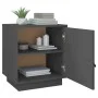 Bedside tables 2 pcs solid gray pine wood 40x34x45 cm by vidaXL, Nightstands - Ref: Foro24-818280, Price: 64,25 €, Discount: %