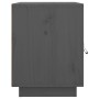 Nachttische 2 Stück massives graues Kiefernholz 40x34x45 cm von vidaXL, Nachttische - Ref: Foro24-818280, Preis: 64,25 €, Rab...