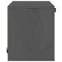 Gray solid pine wood wall cabinet 40x30x35 cm by vidaXL, Shelves and shelves - Ref: Foro24-818347, Price: 47,95 €, Discount: %