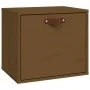 Wandschrank aus massivem Kiefernholz in Honigbraun, 40 x 30 x 35 cm von vidaXL, Regale und Regale - Ref: Foro24-818348, Preis...