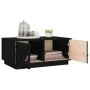 Couchtisch aus massivem schwarzem Kiefernholz, 80 x 50 x 35 cm von vidaXL, Couchtisch - Ref: Foro24-818254, Preis: 79,58 €, R...