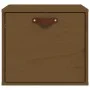 Wandschrank aus massivem Kiefernholz in Honigbraun, 40 x 30 x 35 cm von vidaXL, Regale und Regale - Ref: Foro24-818348, Preis...