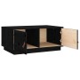 Mesa de centro de madera maciza de pino negro 80x50x35 cm de vidaXL, Mesas de centro - Ref: Foro24-818254, Precio: 80,42 €, D...