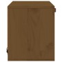 Wandschrank aus massivem Kiefernholz in Honigbraun, 40 x 30 x 35 cm von vidaXL, Regale und Regale - Ref: Foro24-818348, Preis...