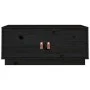 Couchtisch aus massivem schwarzem Kiefernholz, 80 x 50 x 35 cm von vidaXL, Couchtisch - Ref: Foro24-818254, Preis: 79,58 €, R...