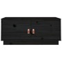 Mesa de centro de madera maciza de pino negro 80x50x35 cm de vidaXL, Mesas de centro - Ref: Foro24-818254, Precio: 80,42 €, D...
