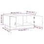Couchtisch aus massivem schwarzem Kiefernholz, 80 x 50 x 35 cm von vidaXL, Couchtisch - Ref: Foro24-818254, Preis: 79,58 €, R...