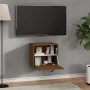Honey brown solid pine wood wall cabinet 40x30x35 cm by vidaXL, Shelves and shelves - Ref: Foro24-818348, Price: 37,13 €, Dis...