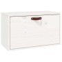 Massiver Wandschrank aus weißem Kiefernholz, 60 x 30 x 35 cm von vidaXL, Regale und Regale - Ref: Foro24-818351, Preis: 67,61...