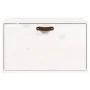 Solid white pine wood wall cabinet 60x30x35 cm by vidaXL, Shelves and shelves - Ref: Foro24-818351, Price: 66,57 €, Discount: %
