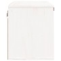 Armario de pared de madera maciza de pino blanco 60x30x35 cm
