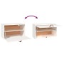 Massiver Wandschrank aus weißem Kiefernholz, 60 x 30 x 35 cm von vidaXL, Regale und Regale - Ref: Foro24-818351, Preis: 67,61...
