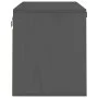 Gray solid pine wood wall cabinet 60x30x35 cm by vidaXL, Shelves and shelves - Ref: Foro24-818352, Price: 56,69 €, Discount: %