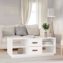 Couchtisch aus massivem weißem Kiefernholz, 100 x 50 x 41 cm von vidaXL, Couchtisch - Ref: Foro24-818271, Preis: 93,92 €, Rab...