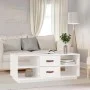 Mesa de centro de madera maciza de pino blanco 100x50x41 cm de vidaXL, Mesas de centro - Ref: Foro24-818271, Precio: 93,05 €,...