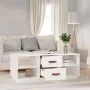 Mesa de centro de madera maciza de pino blanco 100x50x41 cm de vidaXL, Mesas de centro - Ref: Foro24-818271, Precio: 93,05 €,...