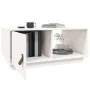 Solid white pine wood coffee table 80x50x35.5 cm by vidaXL, Coffee table - Ref: Foro24-818261, Price: 60,19 €, Discount: %