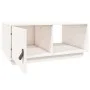 Solid white pine wood coffee table 80x50x35.5 cm by vidaXL, Coffee table - Ref: Foro24-818261, Price: 60,19 €, Discount: %