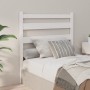 Bettkopfteil aus massivem weißem Kiefernholz, 106 x 4 x 100 cm von vidaXL, Kopf- und Fußteile - Ref: Foro24-818406, Preis: 41...